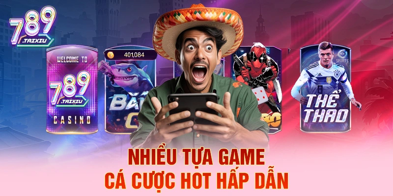 Đa dạng game cá cược tại xo88